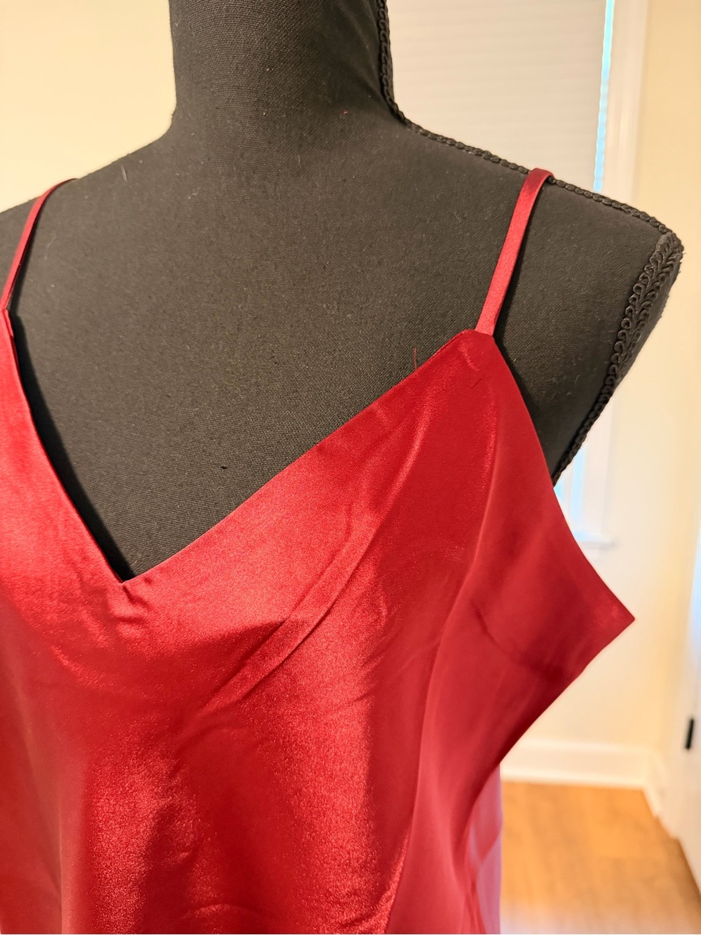 Brooks Brothers Red Satin V-Neck Camisole - Picture 2 of 5